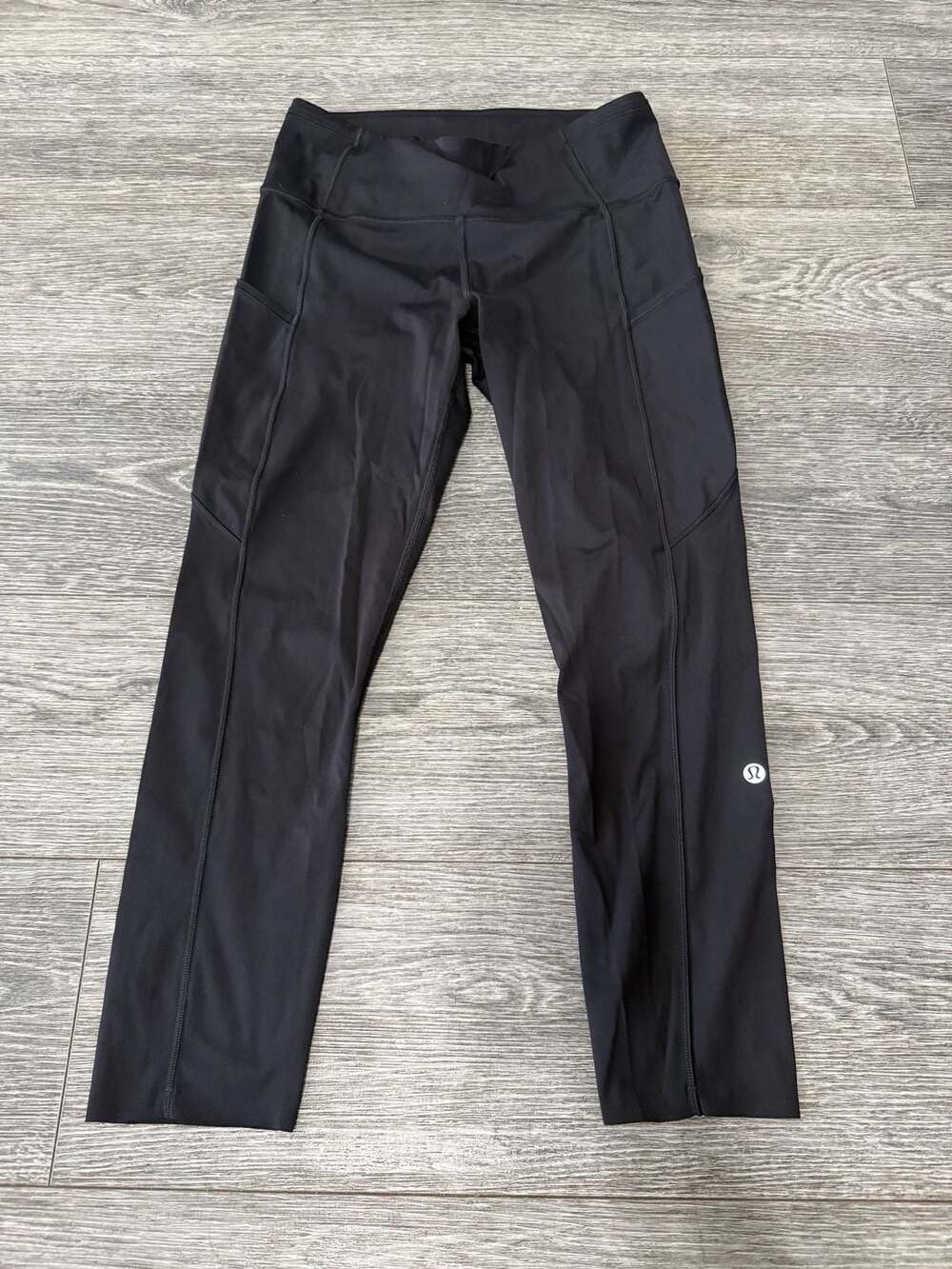 Lululemon Women's Black High-Rise Pocketed Workout Leggings